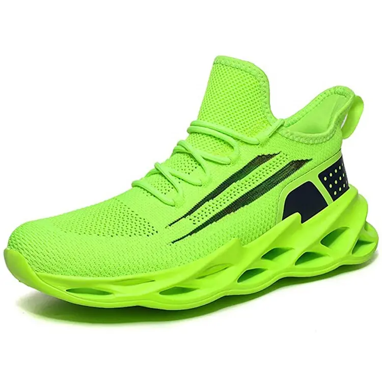 China OEM ODM Service Softable Breathable Lightweight Footwear Sneaker Comfortable Ktitting Running Shoes Featured Image