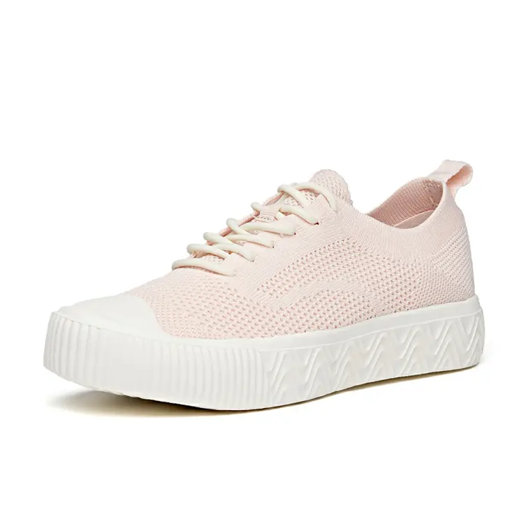 High Supplier Md Outsole Breathable Pink Zapatos Sneaker Unisex Flat Shoes For Women and Ladies Featured Image