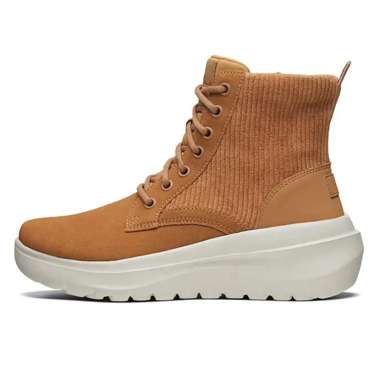 OEM ODM Service Professional Fashion China Women Adult Knitting Winter MD Ankle Bootie Design Boots Snow Shoes with Zip