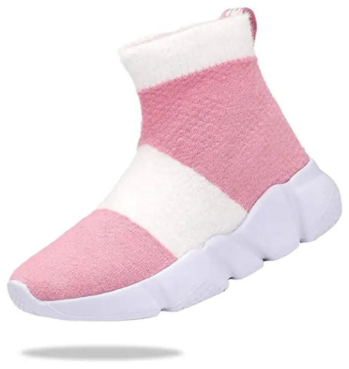 China OEM ODM Service Manufacturers New Style Fashion Botas Design Platform Children Girls Knit Casual Boots