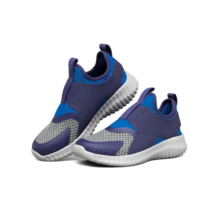 Customized T/T  L/C Leather Mesh Breathable Running Sports Sneaker China OEM ODM Service Children Kids Summer Walking Shoes